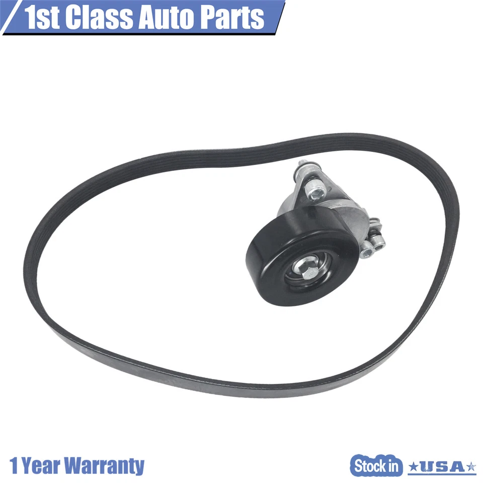 Kit de polea loca tensor de correa para Chevy GMC 1996-2000 7,4 L V8 [10237275] Foto 2 de 4