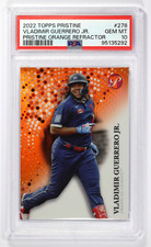 2022 Topps Pristine Vladimir Guerrero Jr #278 Orange Refractor /25  PSA 10 Pop 1