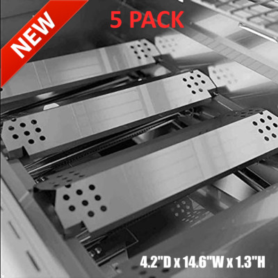 5 Pack Grill Heat Plate for Nexgrill 4/5/6 Burner, Grill Master, Char-Broil