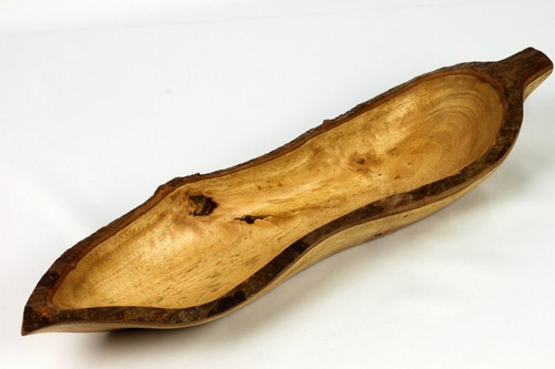 Rustic Handmade Wooden Seed Pod Bowl for serving snacks, fruit, potpourri - Picture 5 of 8