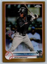 Federico Polanco 2022 Topps Pro Debut Chrome Gold Refractor SN #/50 #PDC-190