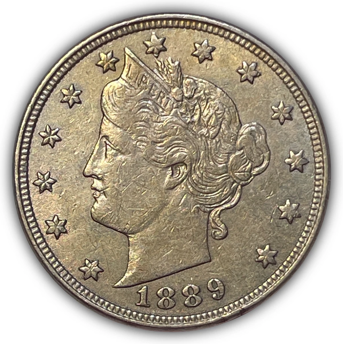 M▽エリザベス・オニール・ヴァーナー (37889) 1889 Year US Liberty Nickels (1883-1913) for sale | eBay