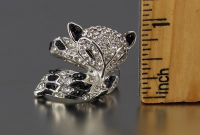 Wedding Ring Fox Ring Wolf Ring Swarovski Off Park Collection Fox