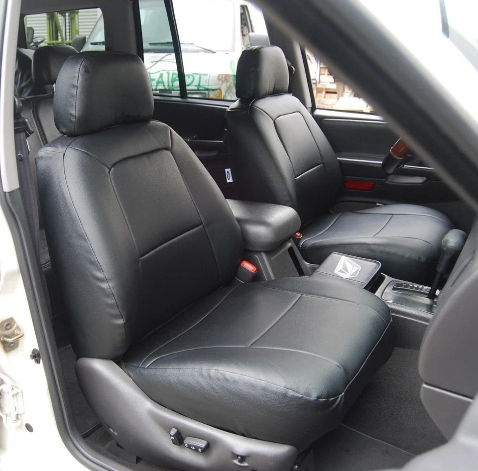 FUNDAS DE ASIENTO DELANTERAS DE CUERO IGGEE S. PARA JEEP GRAND CHEROKEE 1999-2004 AJUSTE PERSONALIZADO Foto 3 de 4