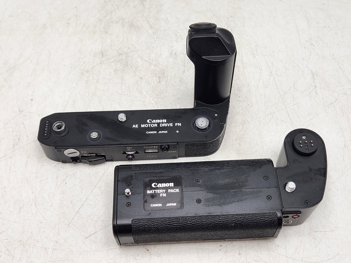 READ* Canon AE Motor Drive New FN Camera w/ Battery Pack FN READ* Canon AE Motor Drive New FN Camera w/ Battery Pack FN