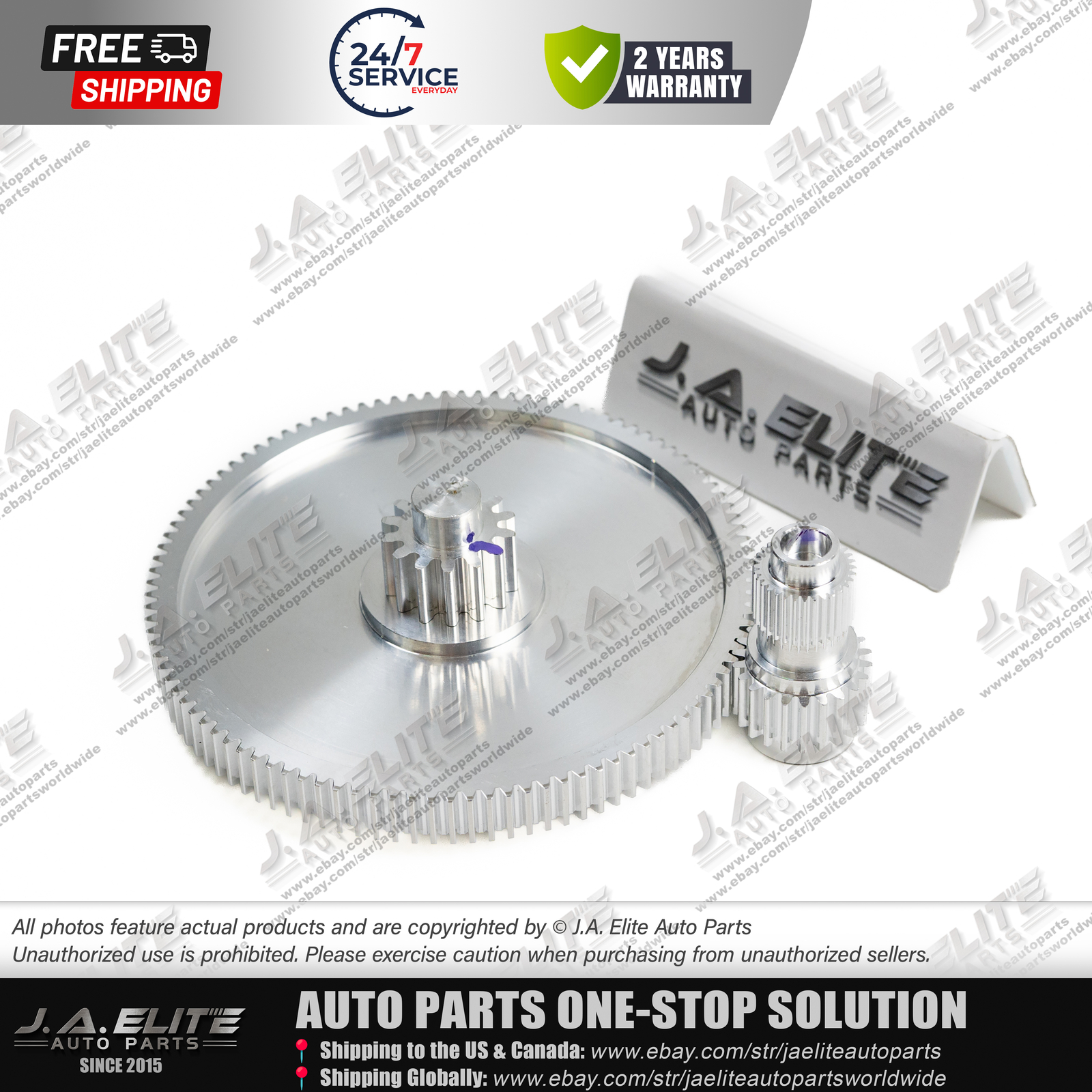 Electric trunk adjustment motor gear (Non plastic ) for Bentley GT Flying Spur