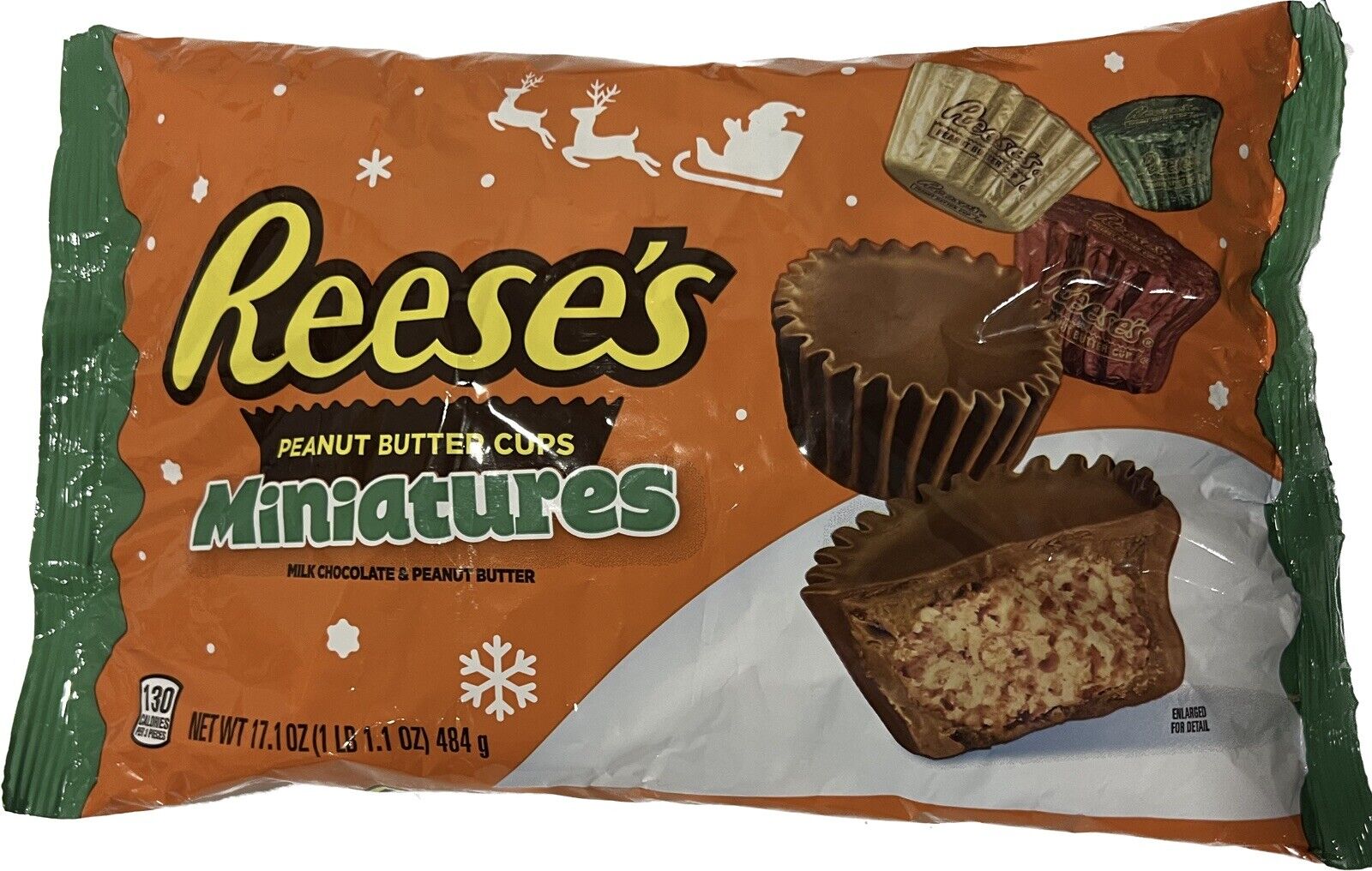 REESE'S Miniatures Milk Chocolate Peanut Butter Cups Christmas