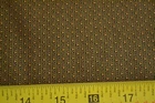 By 1/2 Yd, Gold Olive Black Striped Quilt Cotton, Andover/Ember Reds/Morton,B187