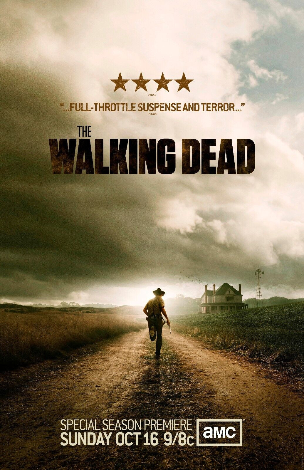 The Walking Dead AMC Zombie Wall Art Print Poster Gift Decor