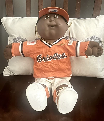 🩸1978, 1982 Cabbage Patch Kids All-Stars Baltimore Orioles MLB Baseball Doll