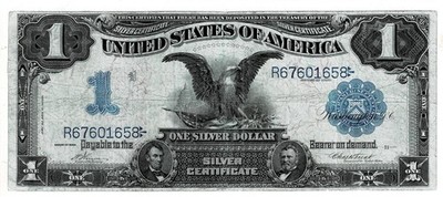 1899 $1 BLACK EAGLE LARGE Size Silver Certificate