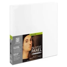 12x12 Cradled Artist Panel Primed Smooth Gesso Surface for Oils Acrylics Mult...