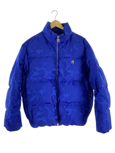 A BATHING APE (BAPE) A BATHING APE Piumino Giacca Doppia Zip Blu L