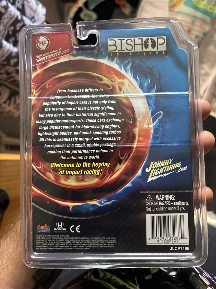 2019 Johnny Lightning 50 Yrs Street Freaks IMPORT Heat #06 1995 Honda Civic - Image 2 of 3