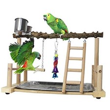 Bird Playground Birdcage Playstand Pet Bird Perch Platform Stand Style 1