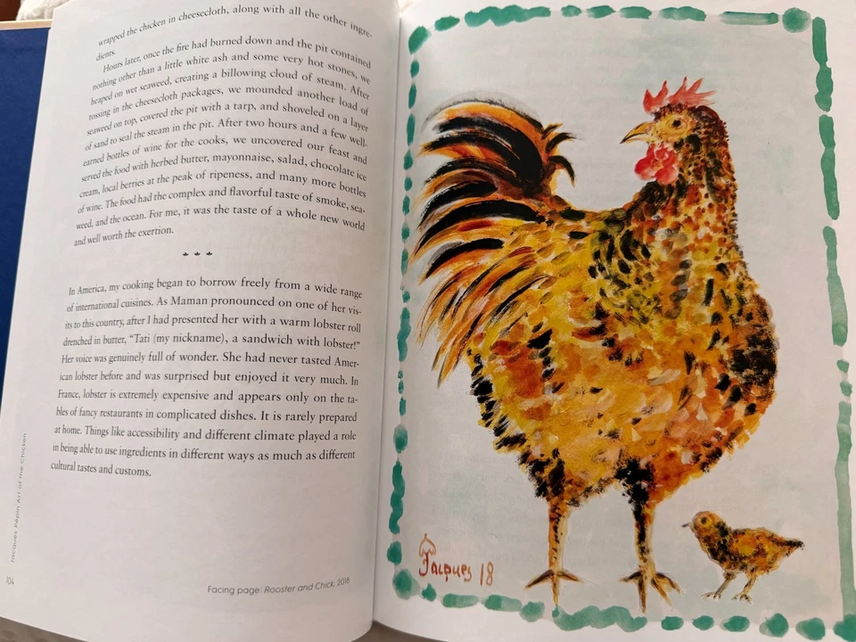Art of the Chicken by JACQUES PEPIN Hand signed - Image 3 of 3