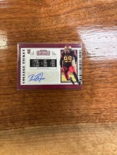 Brian Burns 2019 Contenders Draft Picks Rookie Autograph Card #231 26313. rookie card picture