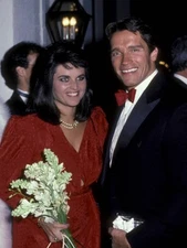 Arnold Schwarzenegger Maria Shriver at 20th Century Fox Party for - Old Photo