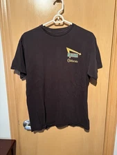 In N Out Burger California Black t shirt Men's Medium Fast food shirt Distressed