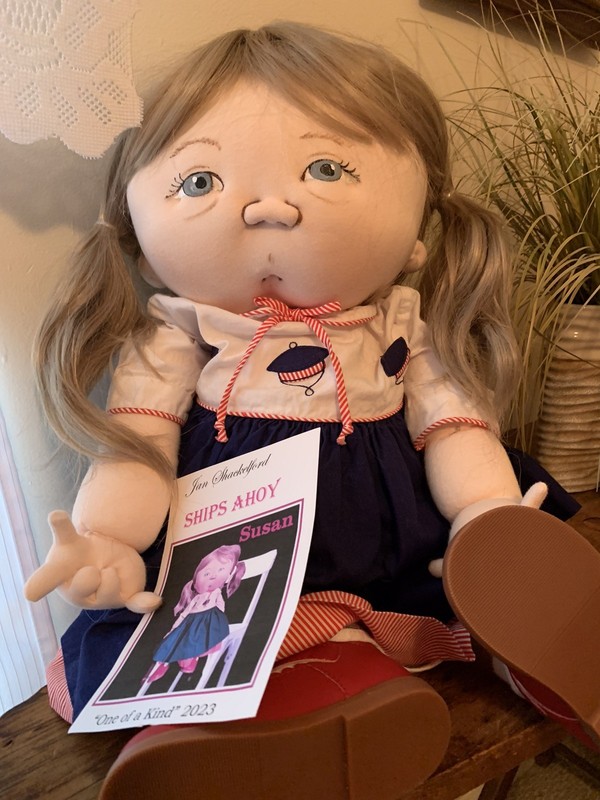 SHIP’s AHOY! “Susan” OOAK 2023 22” JAN SHACKELFORD ARTIST BABY DOLL
