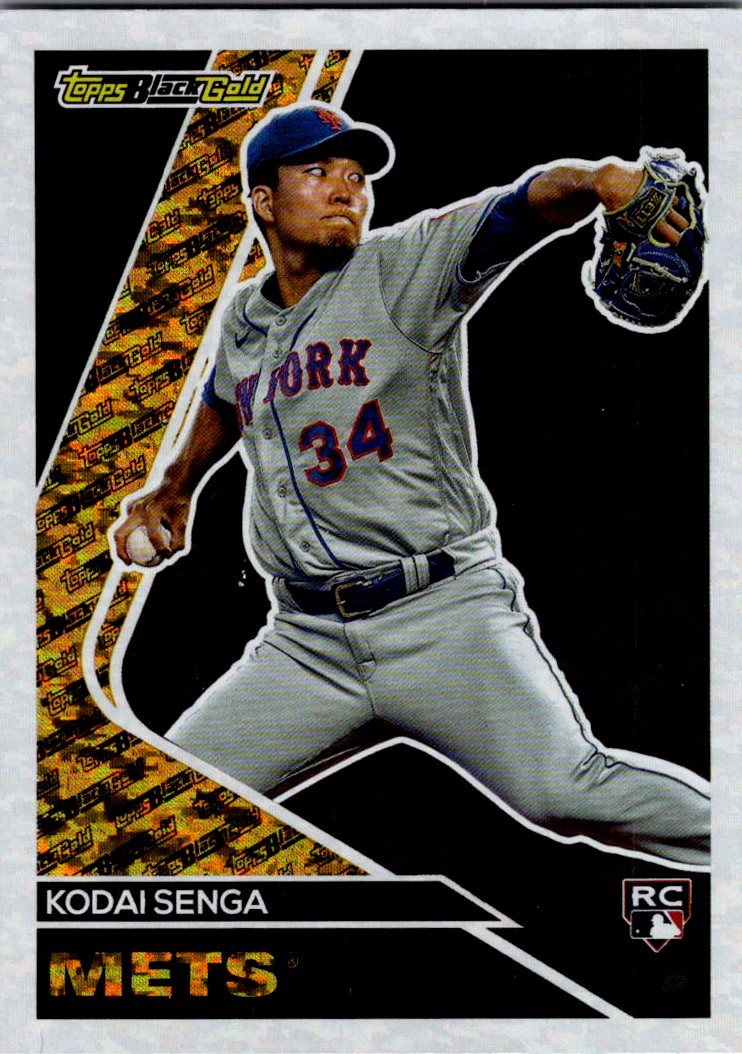 Kodai Senga 2023 Topps Update Black Gold BG-17 NM
