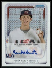 2011 Bowman Chrome #18U-24 Hunter Virant 18U Auto X-Fractors /299