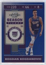 2019 Contenders Optic Season Ticket Blue Prizm 83/99 Bogdan Bogdanovic #41 0s55