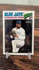 Robinson Piña Rookie Chrome 2026 Topps Heritage #315 Toronto Blue Jays