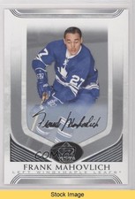 2020-21 SP Signature Edition Legends Silver Script Frank Mahovlich HOF READ 0r6j