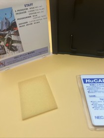 DAISENPU PC Engine Case, Manual,Hu Card Tested Works namcot NEC Good Very / 71