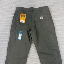 Carhartt Men's Rugged Flex Relaxed Fit Duck Double-Front Utility Work Pant 34x34