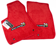 Dodge Charger Scat Pack Bee Red Floor Mats 2PC Nice Premium Upgrade 32oz INSTOCK
