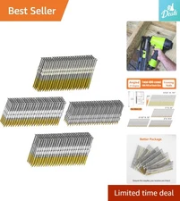 21° Framing Nails Set - 4 Sizes, Hot Dipped Galvanized, 400 Count Assorted