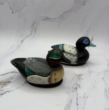 Vintage Jasco Duck Lint Brushes 5.5" Length Set of 2 Hand Painted Multicolor
