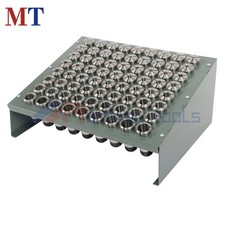 High Accuracy 72 Pack 5C Collet Set 1/64" Increments 0.0005" Rack
