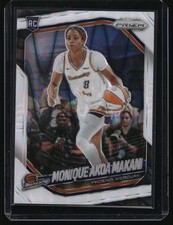 2025 Panini Prizm WNBA #98 Monique Akoa Makani White Seismic Prizm