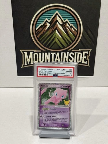 2021 Pokémon Celebrations Mew EX Holo PSA 10 Classic Collection #88