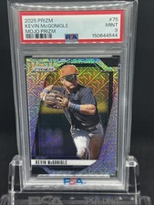 2025 PANINI PRIZM MOJO PRIZM #75 KEVIN MCGONIGLE /25 PSA 9 MINT