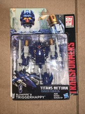 Transformers Generations Titans Return Triggerhappy and Blowpipe