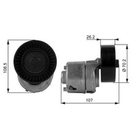 Riemenspanner Keilrippenriemen Gates T38215 Drivealign™ FüR Ford Mazda