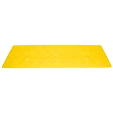  2pcs Driveway Curb Ramp Wheelchair Threshold Ramp Mower Ramp Rubber Curb Ramp