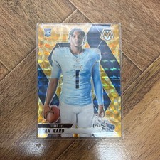 Panini Mosaic Cam Ward Rookie Gold Mosaic Prizm Football 2025 #272 Titans