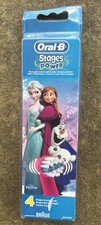 Oral-B Kids Stages Power Frozen Replacement Heads 4 Pack - NEW
