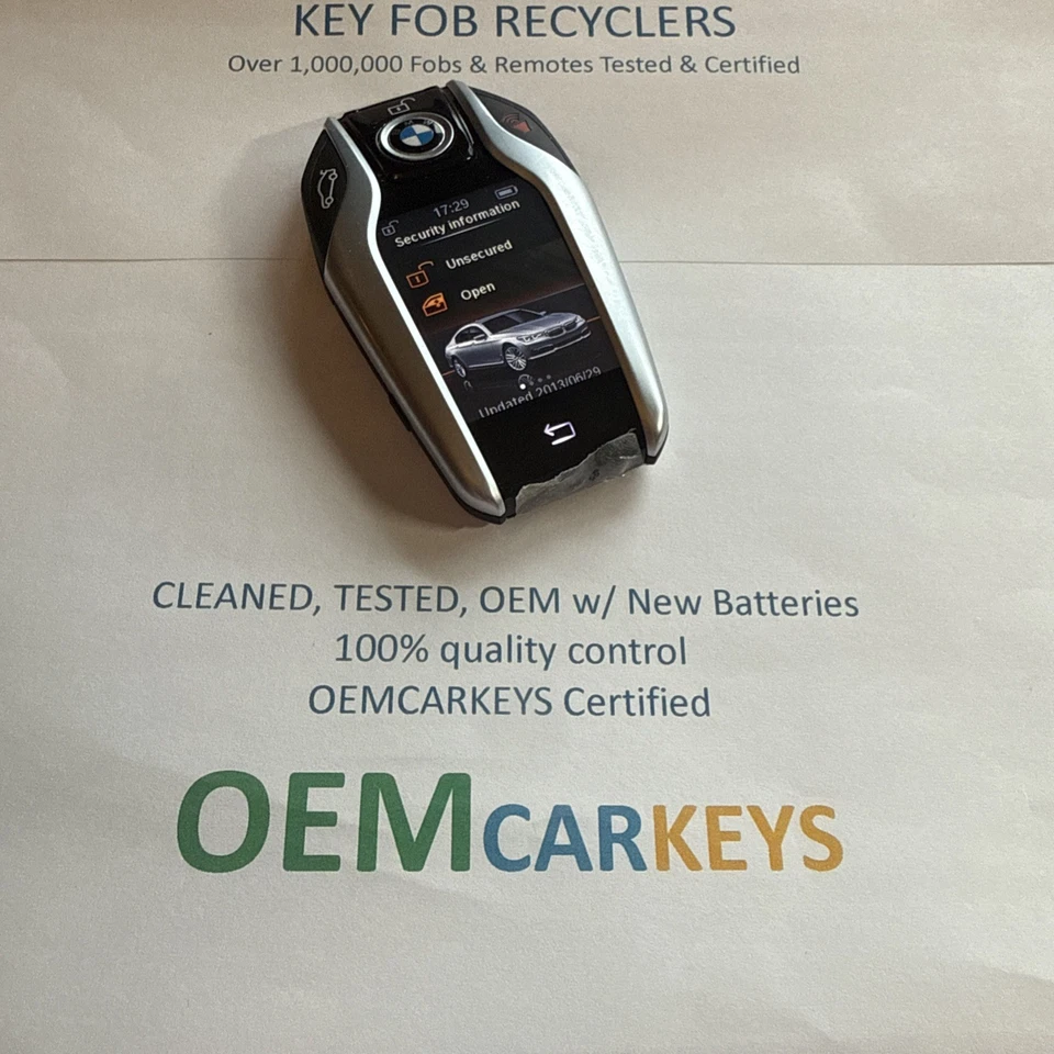 2016 2017 2018 2019 BMW LCD 740i 750i SERIES CHAVE DE EXIBIÇÃO TELA INTELIGENTE 8787658-01 - Imagem 4 de 4