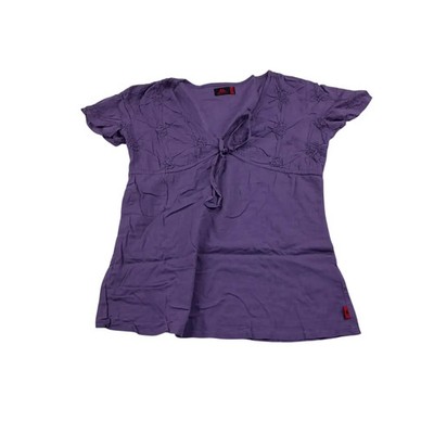 KAPPA KLEID V-AUSSCHNITT T-SHIRT DAMEN GR.S LILA ORIGINAL