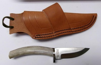 Silver Stag SF3.75ES Genuine Sharp Forest Fixed Blade Brown Leather Sheath NEW!!