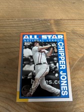 Chipper Jones Blue ALL STAR #90AS-11 2025 Topps Atlanta Braves