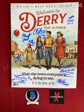 IT: Welcome to Derry cast signed 11x14 photo by 8 Pennywise Beckett COA HBO