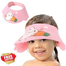 Baby Shower Cap Adjustable Shampoo Visor Hat Toddler Bath Protection