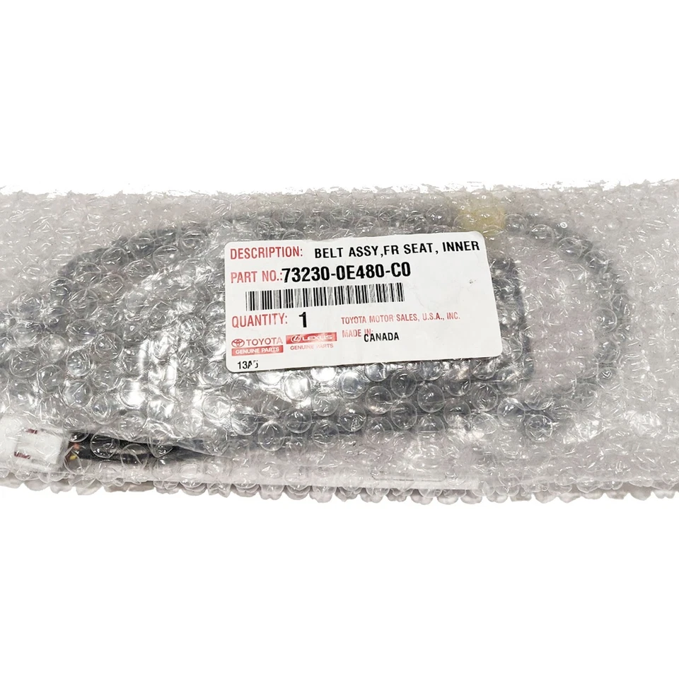 Nuevo receptáculo hebilla cinturón de seguridad delantero izquierdo OEM Lexus 73230-0E480-C0 Foto 3 de 3